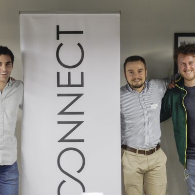 Óscar Gálvez (HR Connect), Enrique Besa (Rankmi), Guillermo Horno (HR Connect), Hans Baasch (WOM), Rodolfo Raventós (HR Connect)