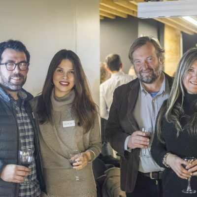 Luis Elgueda (Cool place to bike), Jacqueline Román (Argento), Alex Visic (Nueva Productividad) y Vania Sepulveda (Argento)