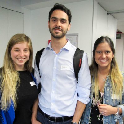 María Paz Valenzuela (BCI), Benjamín Baeza (Psicolab) y Pía Valenzuela