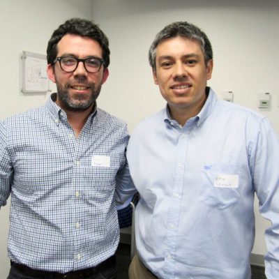 Luis Elgueda (Kappo) y Erik Santander (Censcosud)